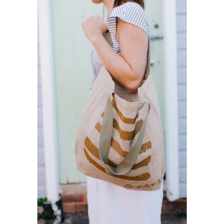 Jute Grocery Bag - Strength | Earth Worthy
