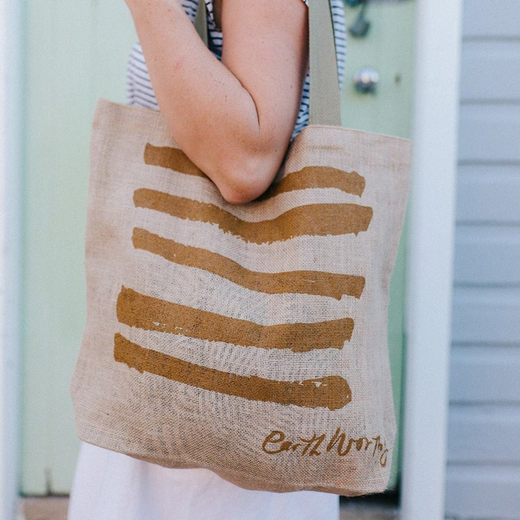 Jute Grocery Bag - Strength | Earth Worthy