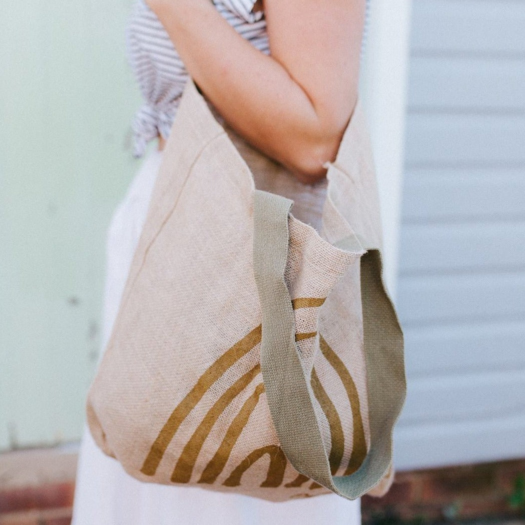 Jute Grocery Bag - Hope | Earth Worthy