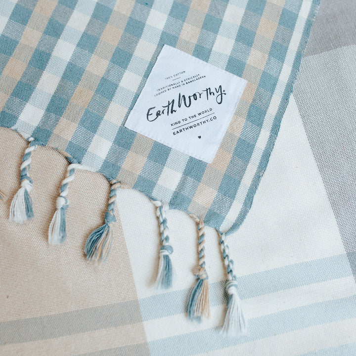 Periwinkle handloom blanket collection