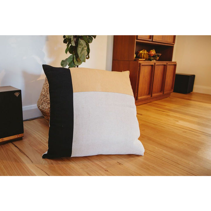 PLONK Floor Cushion cover - Jute linen collection