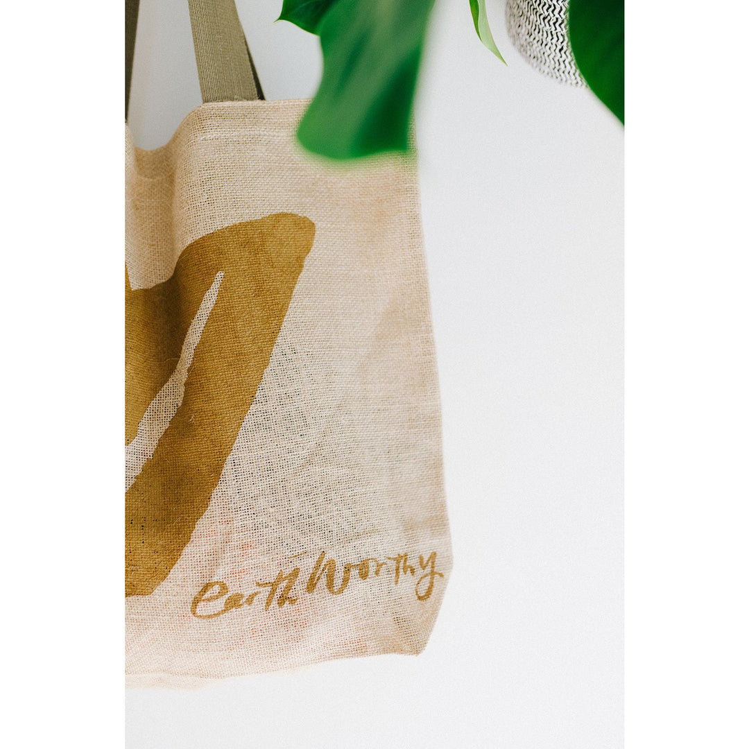 Jute Grocery Bag - Love | Earth Worthy